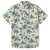 Retro Aloha Flowers Hawaii Shirt, Floral Hawaiian Button Down Shirt - The Palmix