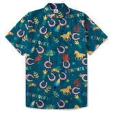 Derby Day Jockey Riding Jumping Horse Hawaiian Shirt Derby Hat Shirt - The Palmix