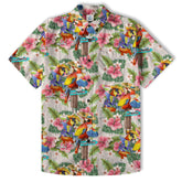 Parrot Aloha Hawaiian Shirt, Parrot Cocktail Hawaiian Shirt - The Palmix