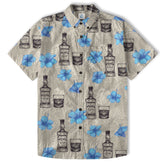 Whiskey Hawaiian Shirt, Whiskey Shirt Whisky Short-sleeve Hawaiian Shirt Cocktail Aloha Shirt - The Palmix