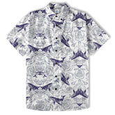 Whale Hawaiian Pattern, Ocean Animals Hawaii Shirt - The Palmix