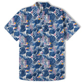 Tropical Floral Pattern Hawaii Shirt, Tranquil Blossom Hawaii Shirt - The Palmix
