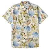 Ocean Animals Hawaiian Button Up Shirt, Summer Beach Shirt - The Palmix