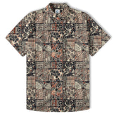 Retro Polynesian Flowers Hawaii Shirt, Aloha Pattern Hawaii Shirt - The Palmix