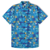 Surf Time Hibiscus Flowers Hawaii Shirt, Aloha Pattern Hawaii Shirt - The Palmix