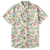 Summer Beach Flowers Hawaii Shirt, Aloha Pattern Hawaii Shirt - The Palmix