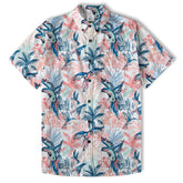 Flying Bird Aloha Flowers Hawaii Shirt, Hibiscus Hawaii Shirt - The Palmix