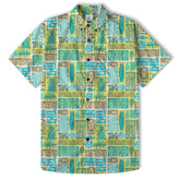 Exotic Tiki Pattern Hawaii Shirt, Hibiscus Hawaii Shirt - The Palmix