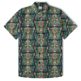 Exotic Tiki Mask Pattern Hawaii Shirt for Men - The Palmix
