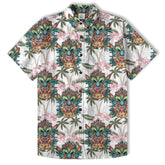 Tiki Mask Pattern Hawaii Shirt for Men, Aloha Pattern Shirt - The Palmix