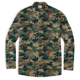 Camo Bigfoot Hawaiian Shirt Men Women, Hibiscus Bigfoot Sasquatch Hawaiian Shirt, Bigfoot Summer Beach Aloha Short Sleeve Button Down - The Palmix