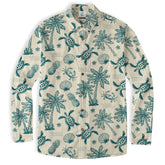 Turtle Aloha Shirt, Turtle Ocean Hawaiian Shirt - The Palmix