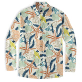 Tropical Floral Short Sleeve Luau Beach Aloha Hawaiian Shirt - The Palmix