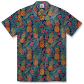 Vibrant Tropical Jungle Seamless Patterns Hawaii Shirt, Aloha Floral Hawaiian Button Down Shirt - The Palmix