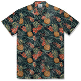Hibiscus Pineapple Seamless Patterns Hawaiian Shirt For Men, Aloha Floral Pattern - The Palmix