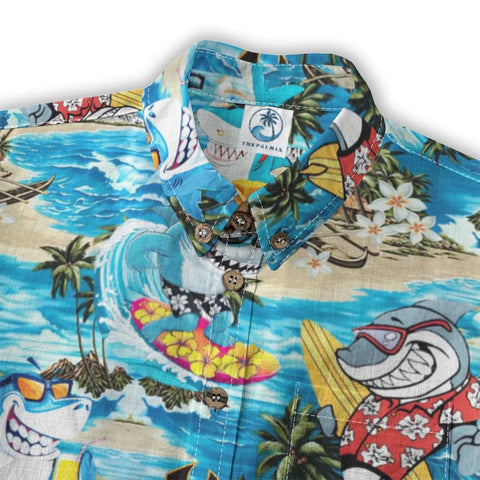 Funny Sharks Aloha Hawaiian Shirt