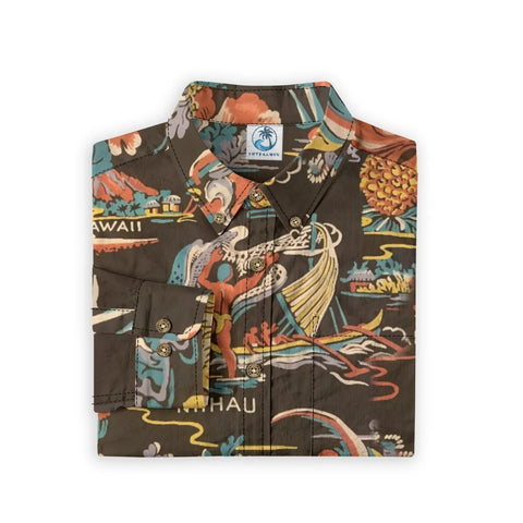 Twin Islands Story Long-sleeve shirt