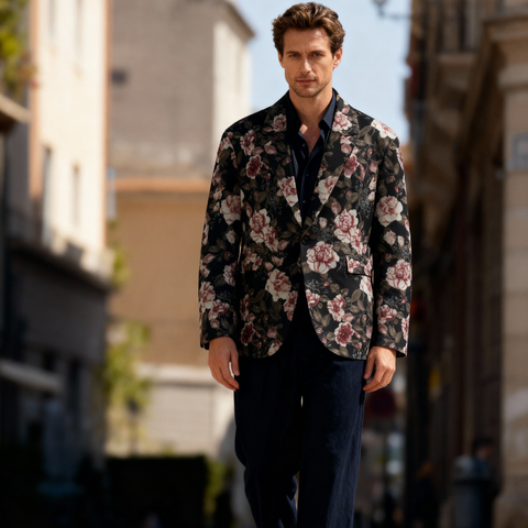 The retro dream weaving of dark night roses