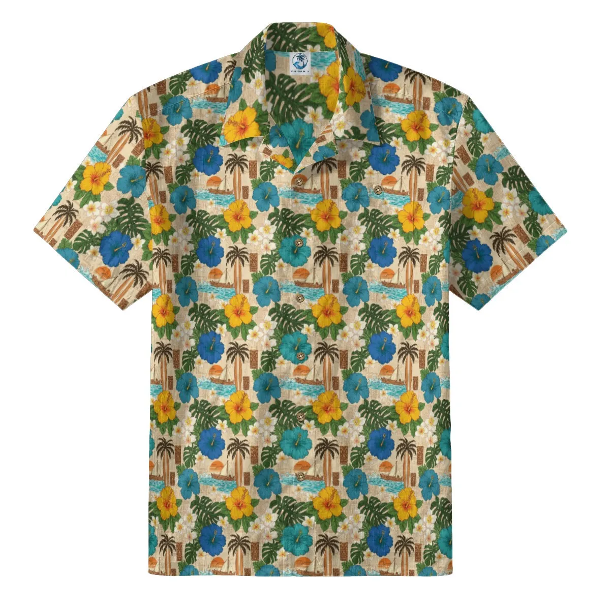 Tropical Floral Hawaiian Shirt