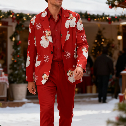 Snowflakes and Santa Claus