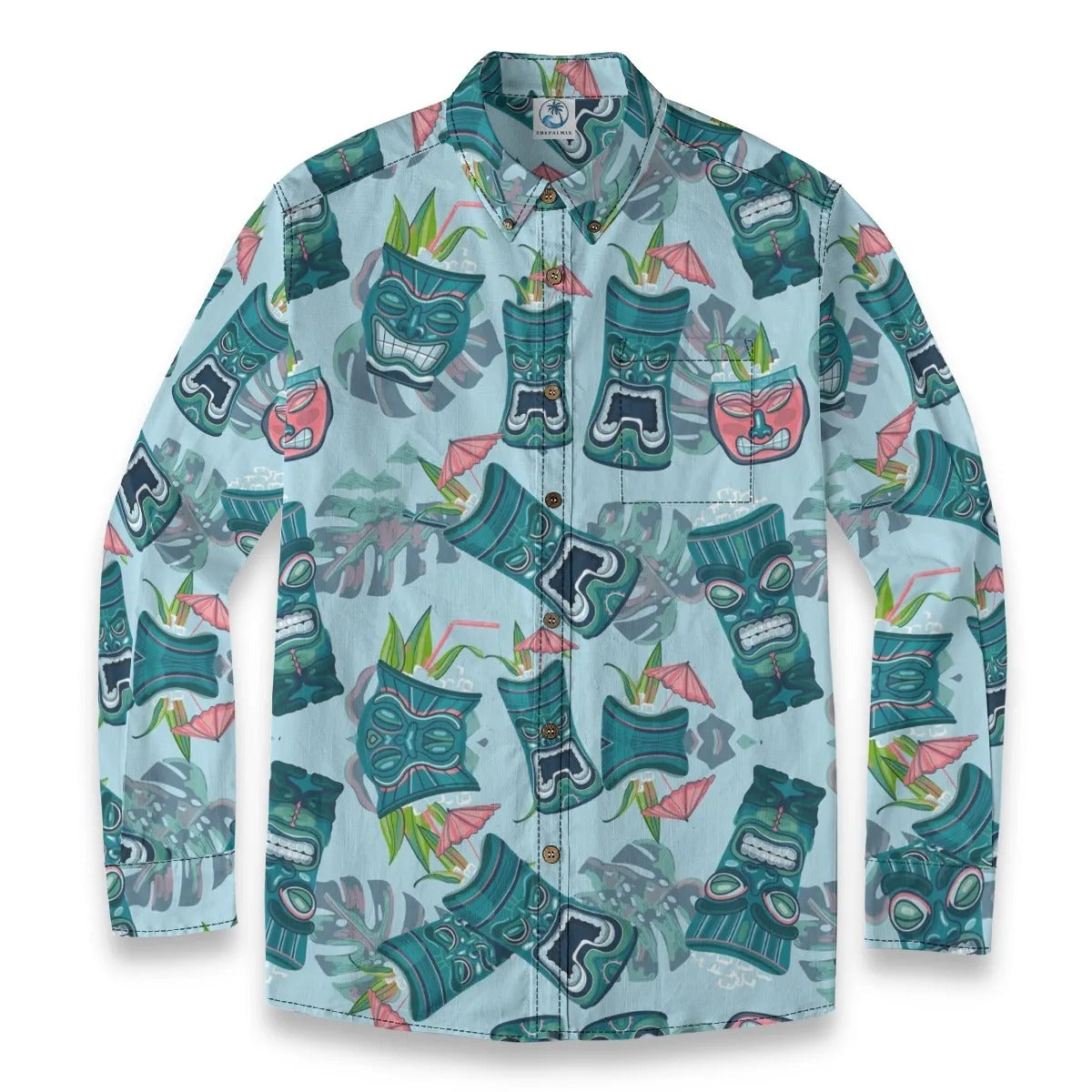 Sale Tiki Mix – Tropical Cocktail Hawaiian Retro long-sleeve shirt