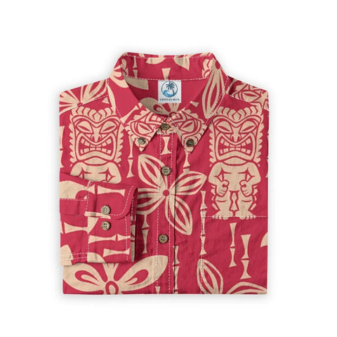 TIKI Tropical Sonata Retro long-sleeve shirt