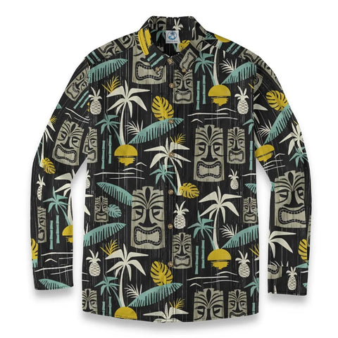 Retro Carved in Color Long-sleeve shirt