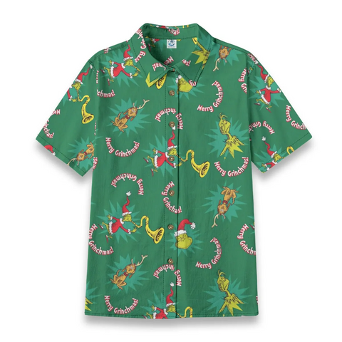 Women's Merry Grinchmas Hawaiian Shirt