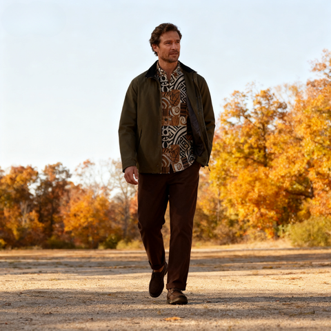 Totem Waves Retro long-sleeve shirt