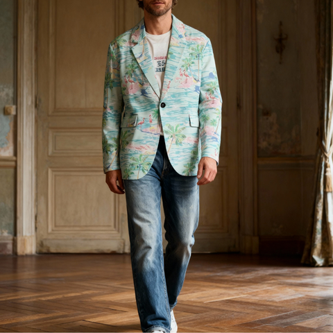 Classic Casual Suit-hawaii beach