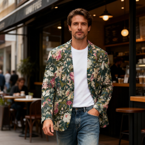 Bohemian Floral Blazer