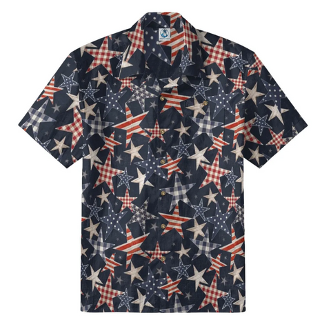 Stars & Stripes Americana Hawaiian Shirt