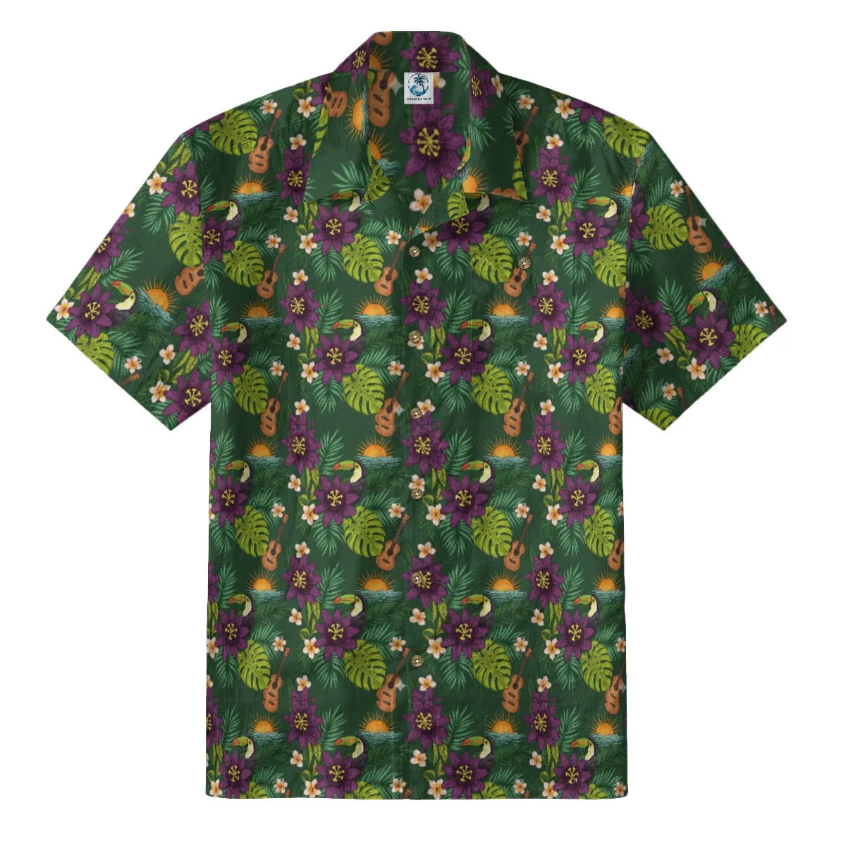 Toucan & Ukulele Hawaiian Shirt