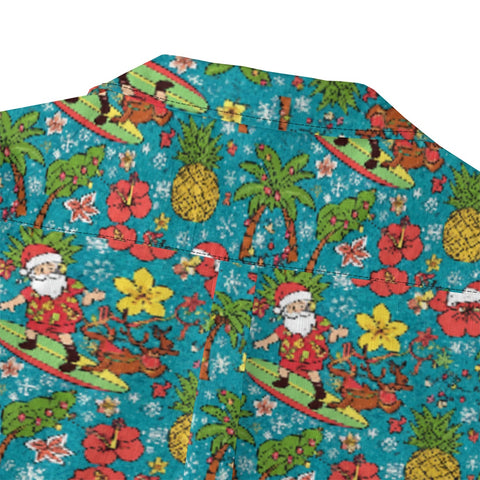 Santa’s Surf & Sun Hawaiian Shirt