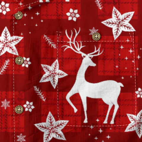 Funky Christmas Reindeer Plaid