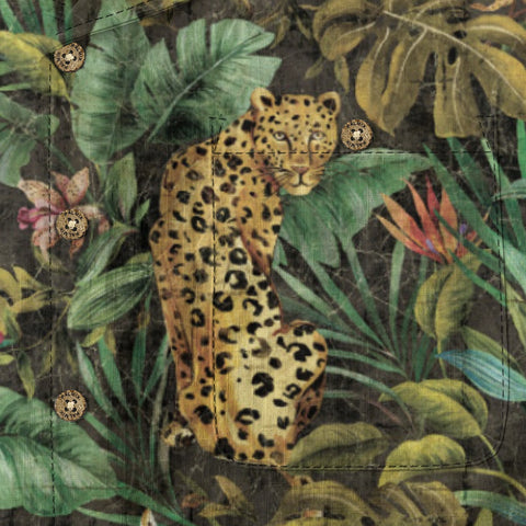 Vintage leopard print jungle