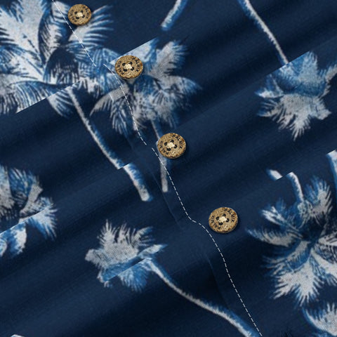 Retro tropical coconut tree