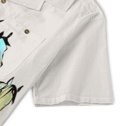 Blue Horse Art Hawaiian Shirt