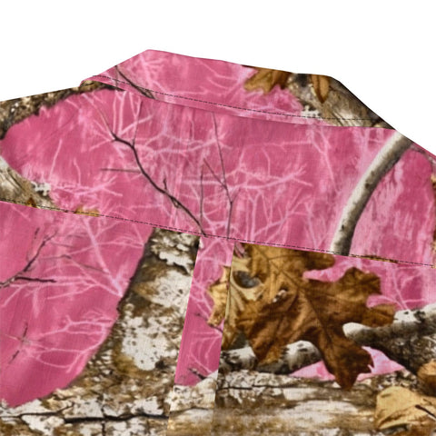 Pink Camo Tree Hawaiian Shirt
