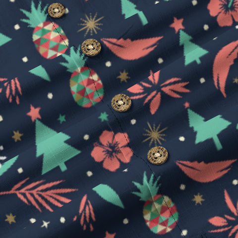 Santa Parrot Hawaiian Shirt