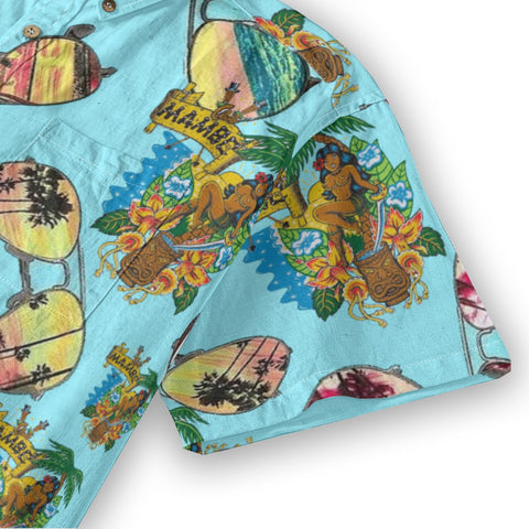 Tiki Vision – Retro Sunglasses & Tiki Goddess Shirt