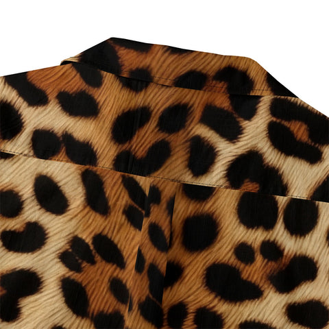 Leopard Print Hawaiian Shirt