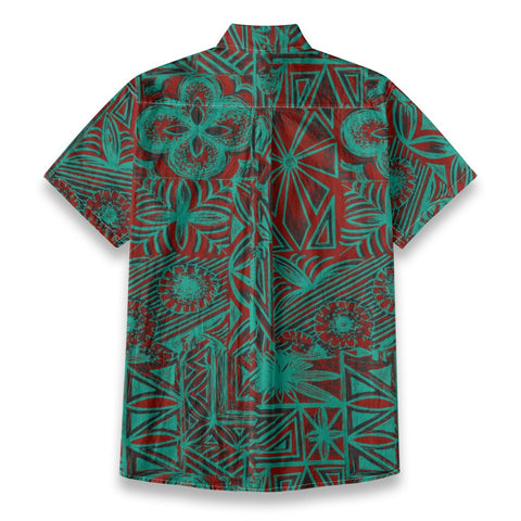 Jungle Ember – Vintage Botanical & Tribal Shirt