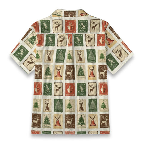 Vintage stamp commemorative print