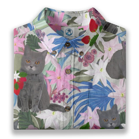 Paws in Paradise – Cat & Lily Hawaiian Shirt