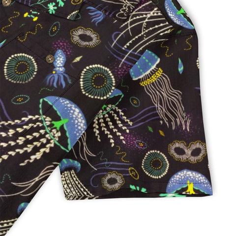 Black tone ocean jellyfish