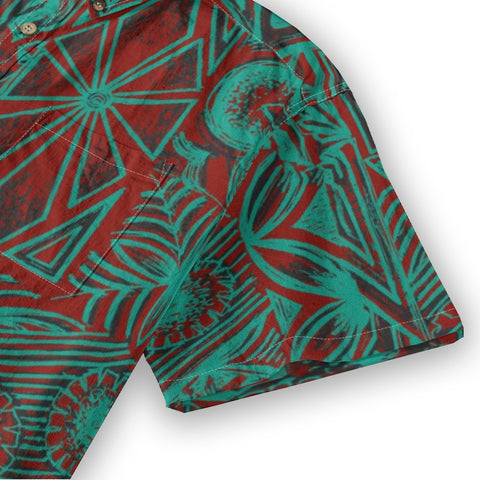 Jungle Ember – Vintage Botanical & Tribal Shirt