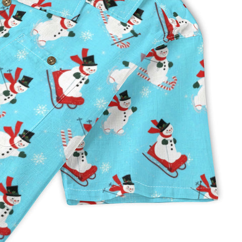 Festive Snowman Hawaiian Shirt