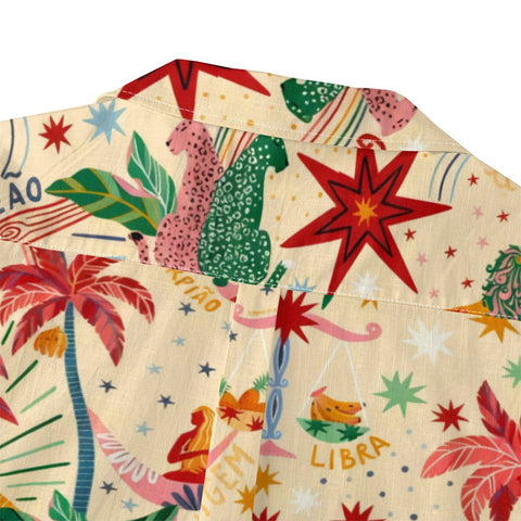 Whimsical Zodiac Tropical Hawaiian Shirt