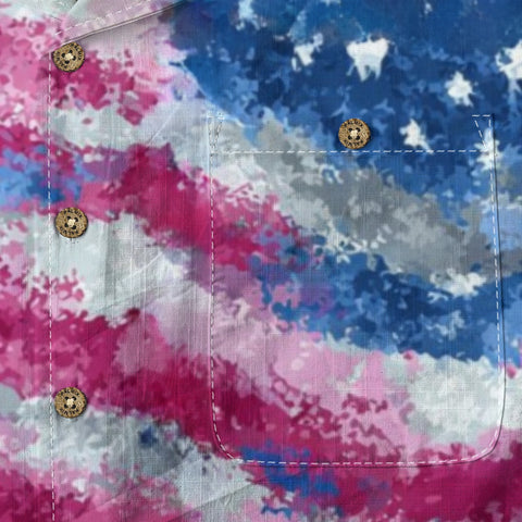 American Flag Hawaiian Shirt